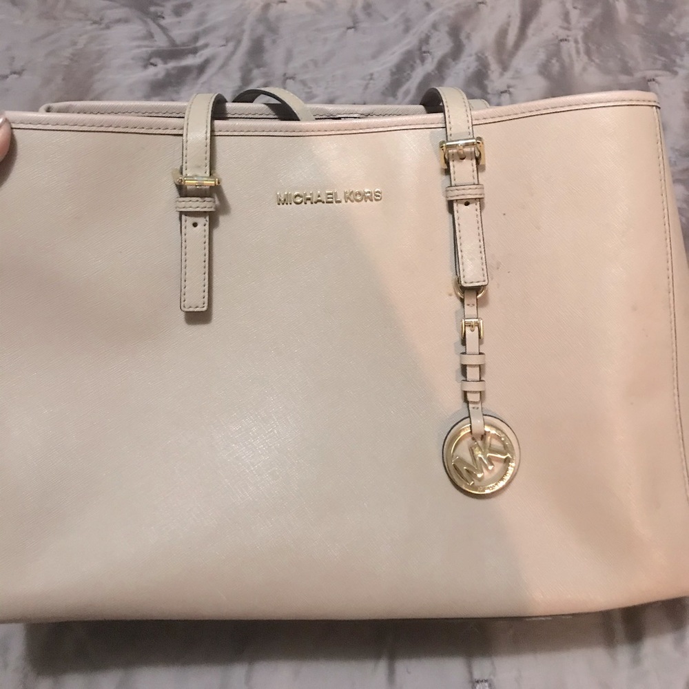 Rose Gold Michael Kors Purse